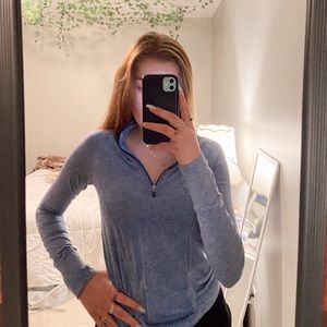 ATHLETA WORKOUT QUARTER ZIP
